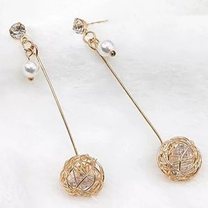 Goldtone Dangle Statement Earrings